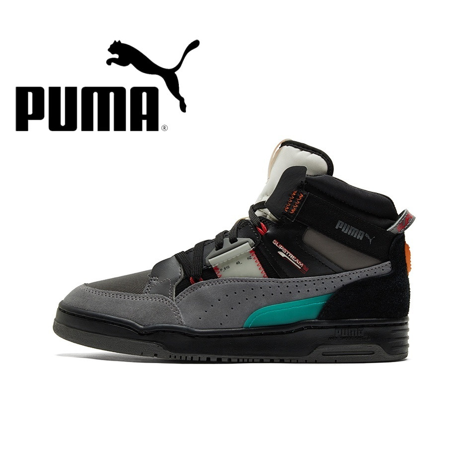 【Puma】Giày sneaker nữ Puma Slipstream vải da bò lớp 2 thoải mái chống mài mòn nhẹ mid-top
